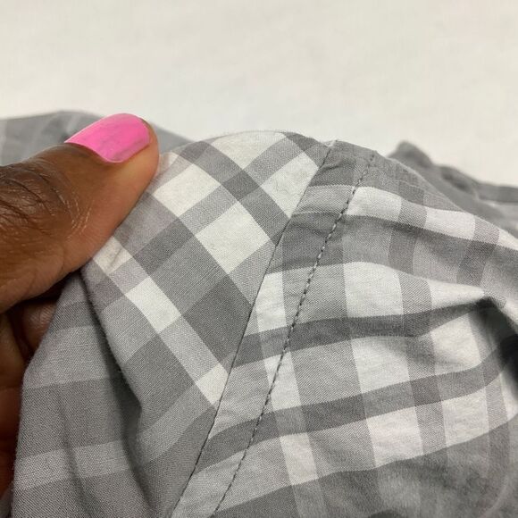 GAP Mens Cotton Button Up Shirt Plaid Long Sleeve Business Casual Top Medium - Picture 12 of 12